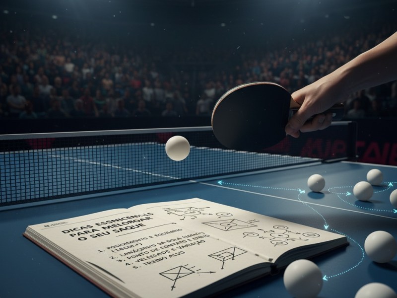 Dicas Essenciais para Aprimorar seu Saque no Tênis de&nbsp;Mesa